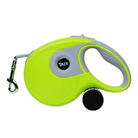 Green long retractable dog leash – 16ft or 26ft for any breed