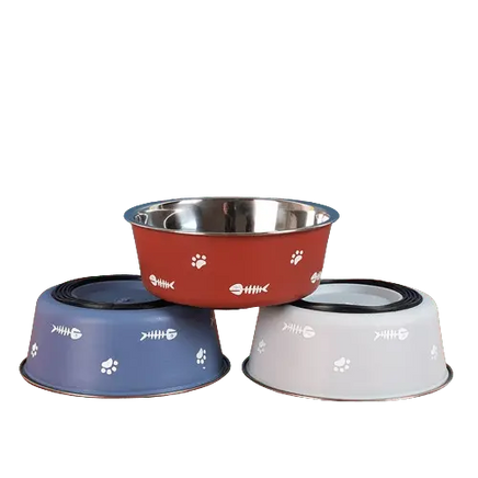 Heavy-duty, rustproof dog bowl made from 304 food-grade stainless steel for longevity. Buy for Dog