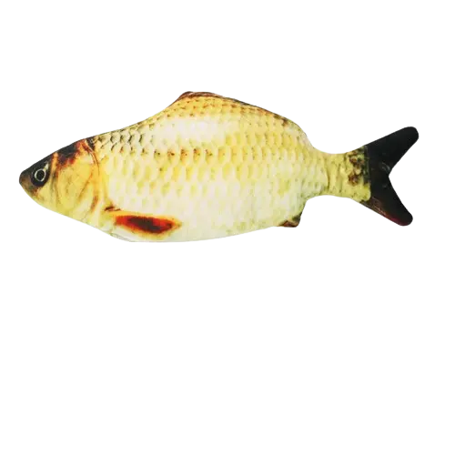 Interactive Puzzle Cat Toy Fish mimicking realistic fish movements in vibrant colors. Buy for Dog