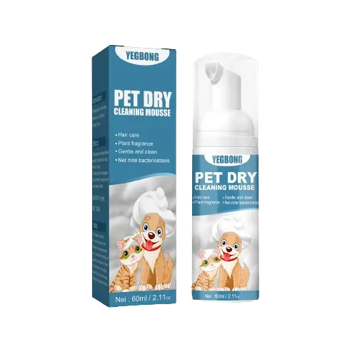 Pet Dry Cleaning Foam for Cats and Dogs - Natural, Gentle, and Effective Hygiene Solution. Buy for Dog