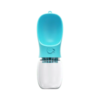 Filtered dog water bottle, providing clean water for dogs on the go. Buy for Dog