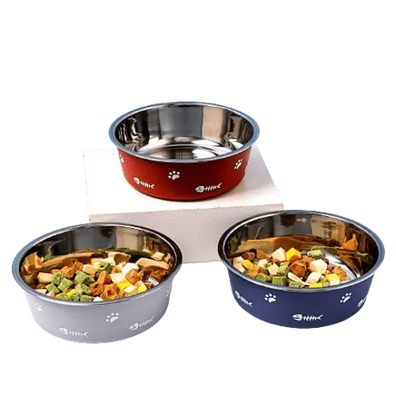 Ultimate stainless steel dog bowl for food and water, perfect for medium and large dogs. Buy for Dog