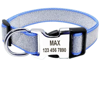 Classic Blue dog collar ID, a timeless choice for everyday elegance. BUY FOR DOG