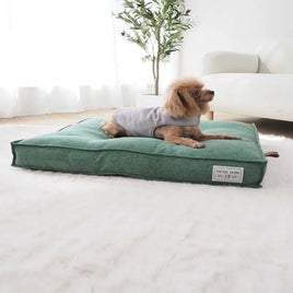 Comfortable and recycled materials dog bed by EcoLIFE, perfect for eco-conscious pet owners. BUY FOR DOG
