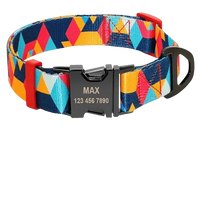 Vibrant Indian Orange dog collar ID, perfect for adding a splash of color to your pet's wardrobe. BUY FOR DOG