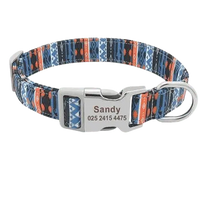 Sky Whisper light blue dog collar ID, soft and secure for daily wear. BUY FOR DOG