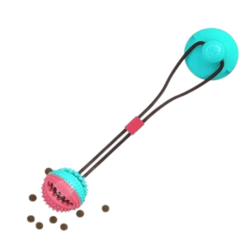 Anxiety-reducing dog toy with suction cup for stress relief. Buy for Dog