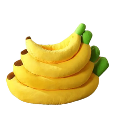 Banana pet bed for cats and small dogs