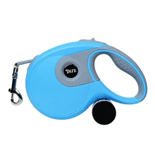 Blue retractable leash with comfort grip – for small, medium, and large dogs