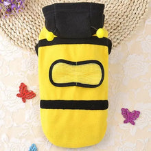 Buzzing Bee fleece outfit for dogs showcasing supreme comfort and unique bee design. Buy for Dog