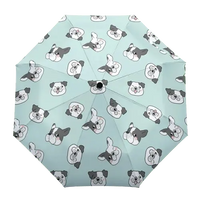 Cartoon dog parasol featuring playful kawaii artwork. BUY FOR DOG