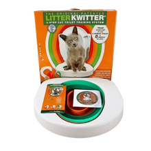 Cat Toilet Training Kit with Box and Green Ring – 3-Step System