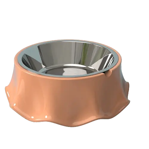 Colorful pet bowl made from recycled materials. Buy for Dog