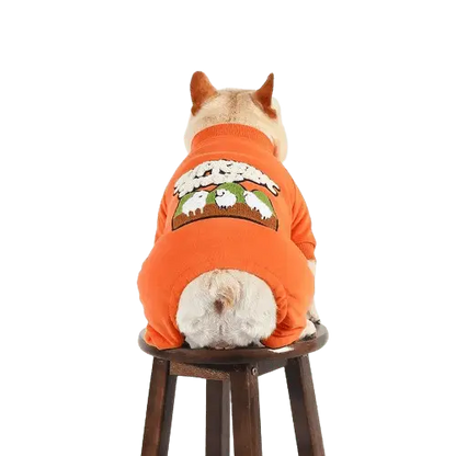 Cozy dog winter fashion with Supreme Sheep design, ensuring warmth and comfort. Buy for Dog