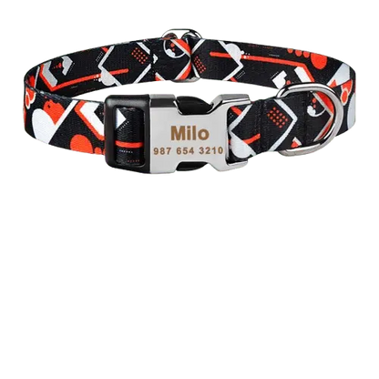 Custom Dog ID Collar with Engraved Name | Safe & Stylish
