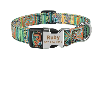 Custom Dog ID Collar with Engraved Name | Safe & Stylish