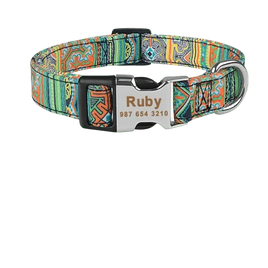 Custom Dog ID Collar with Engraved Name | Safe & Stylish