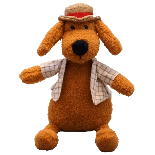 Comfortable brown bear dog plush toy, ideal for pet snuggles. Buy for Dog