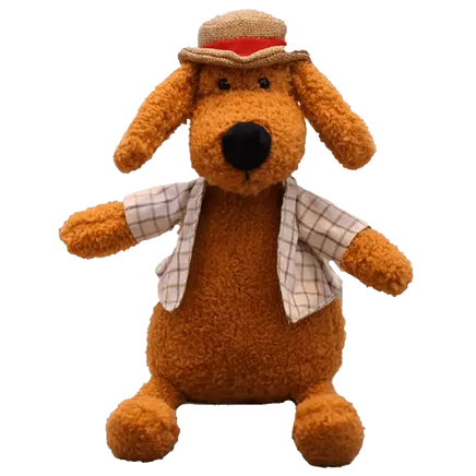 Comfortable brown bear dog plush toy, ideal for pet snuggles. Buy for Dog