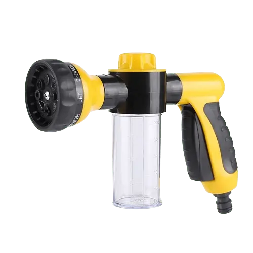 Versatile high-pressure water sprayer for dog bathing and car washing, providing an efficient cleaning solution. Buy for Dog