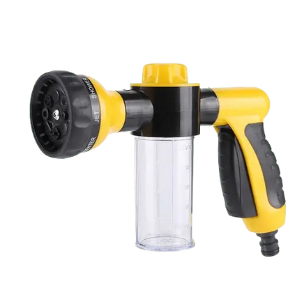 Versatile high-pressure water sprayer for dog bathing and car washing, providing an efficient cleaning solution. Buy for Dog