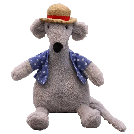 Unique grey mouse dog plush toy, soft and perfect for pets. Buy for Dog