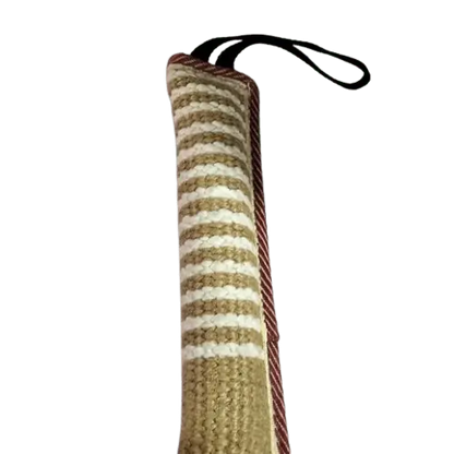 Tough dog tug toy for professional training sessions