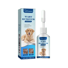 Dog wart removal product for bumps and skin tags with herbal ingredients.