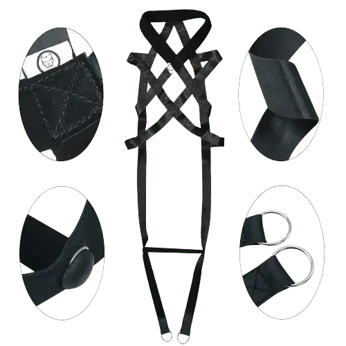 Heavy-duty dog harness for pulling workouts