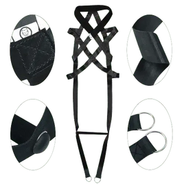 Heavy-duty dog harness for pulling workouts