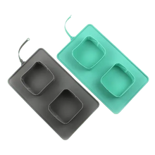 Portable pet feeding bowl with a durable design, perfect for hiking and road trips. Buy for Dog