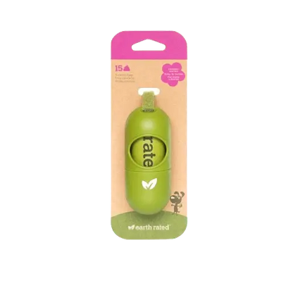 Portable dog poop bag holder capsule that is easy to attach and compatible with all roll sizes, ideal for eco-conscious pet owners. Buy for Dog