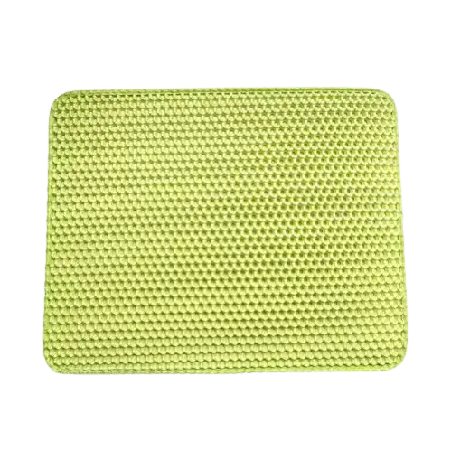 Non-slip PVC cat litter mat offering superior floor protection from litter and spills. Buy for Dog