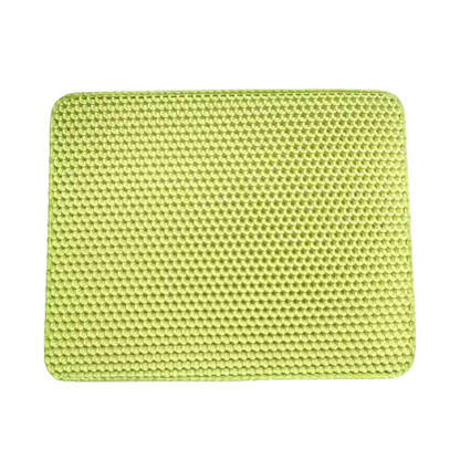 Non-slip PVC cat litter mat offering superior floor protection from litter and spills. Buy for Dog