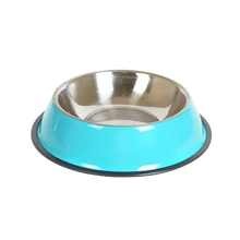 Premium pet feeding bowl made of stainless steel with non-slip rubber strip. Buy for Dog