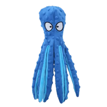 Eco-friendly plush octopus dog toy, safe and durable, perfect for all breeds, made from non-toxic materials. Buy for Dog