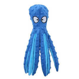 Eco-friendly plush octopus dog toy, safe and durable, perfect for all breeds, made from non-toxic materials. Buy for Dog