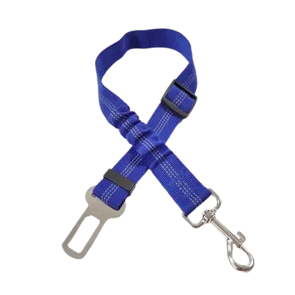 Reflective dog seat belt for night safety in cars. Buy for Dog