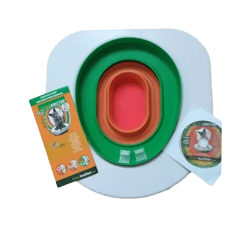 Cat Toilet Training System with All Color Stages Displayed
