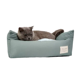 Small Green Cotton Pet Soft Bed for Cats and Dogs under 22 lbs. Buy for Dog