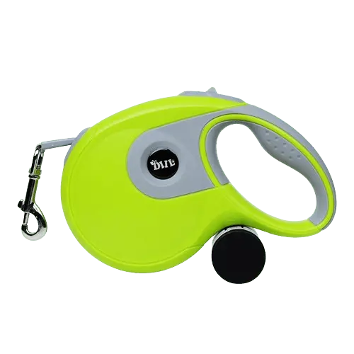Green long retractable dog leash – 16ft or 26ft for any breed