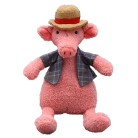 High-quality pink pig dog plush toy, designed for durability and fun. Buy for Dog