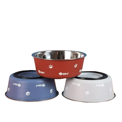 Heavy-duty, rustproof dog bowl made from 304 food-grade stainless steel for longevity. Buy for Dog