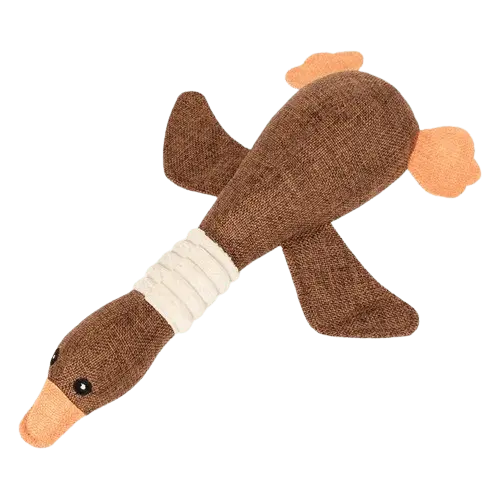 Interactive play duck toy for dogs, ideal for mental stimulation and bonding. Buy for Dog