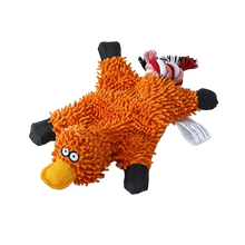Durable plush duck dog toy for interactive play. Buy for Dog