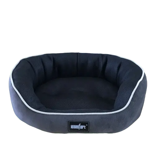 Luxurious comfort pet bed in grayish purple for small dogs and cats. Buy for Dog