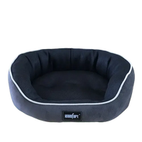 Luxurious comfort pet bed in grayish purple for small dogs and cats. Buy for Dog