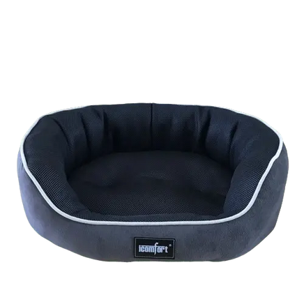 Luxurious comfort pet bed in grayish purple for small dogs and cats. Buy for Dog