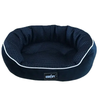 Large navy pet bed for senior dogs and cats. Buy for Dog