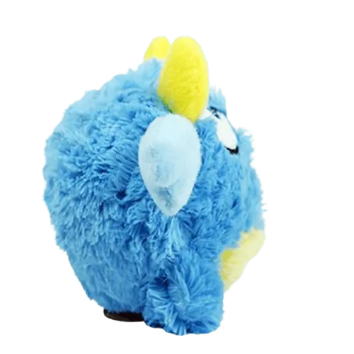 Small Blue Monster Dog Toy 2.4in – Interactive Dental Chew